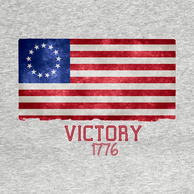 Betsy Ross Flag American Victory by Oh My Gift Art